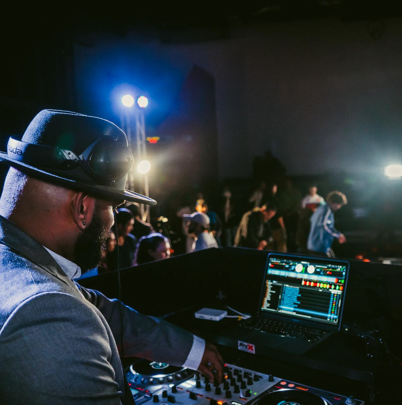 DJ Tons performing live for a Miami crowd